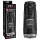 PDX Elite Moto-Bator Pro - Clear Warming Thrusting Vibrating Auto Stroker
