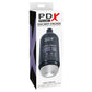 PDX Plus Shower Therapy - Deep Cream - Frosted - Clear Discreet Stroker with Suction Base