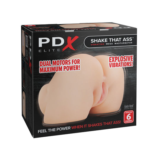 Pipedream PDX Elite Shake That Ass - Flesh Vibrating Mega Masturbator