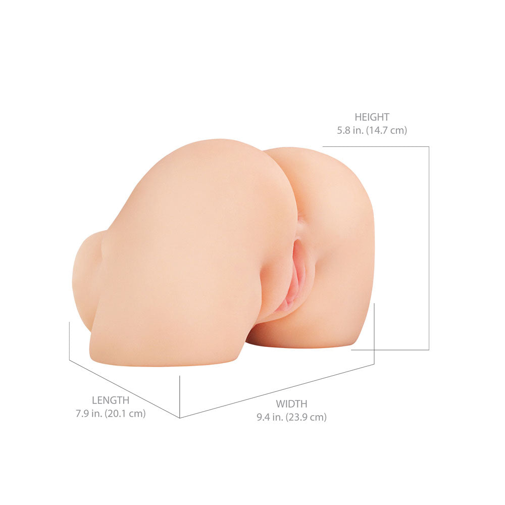 Pipedream PDX Elite Shake That Ass - Flesh Vibrating Mega Masturbator
