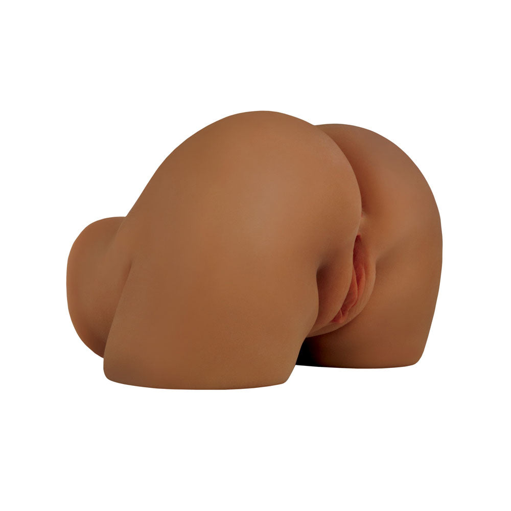 Pipedream PDX Elite Shake That Ass - Brown Vibrating Mega Masturbator