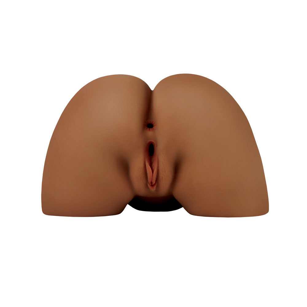 Pipedream PDX Elite Shake That Ass - Brown Vibrating Mega Masturbator