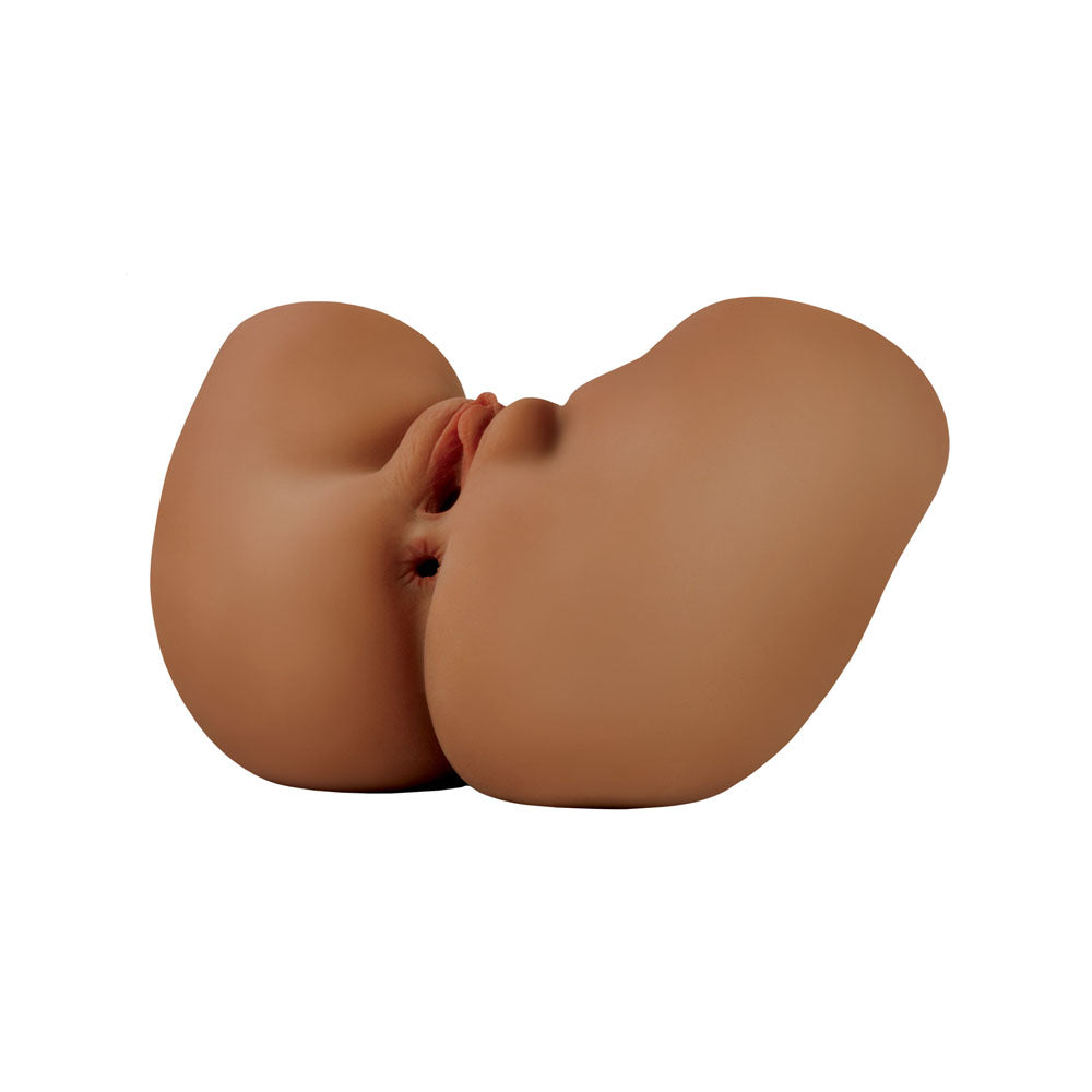 Pipedream PDX Elite Shake That Ass - Brown Vibrating Mega Masturbator