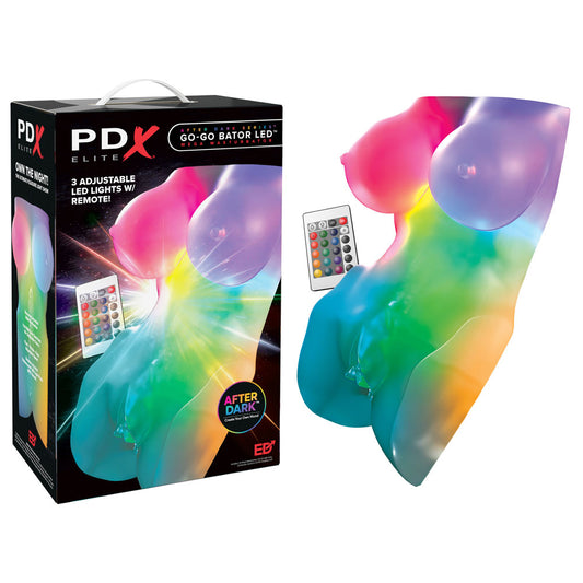 Pipedream PDX Elite Go-Go Bator LED Mega Mini Torso Masturbator