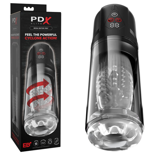 Pipedream PDX Elite Mega-Bator Pro Vibrating & Spinning Auto Stroker