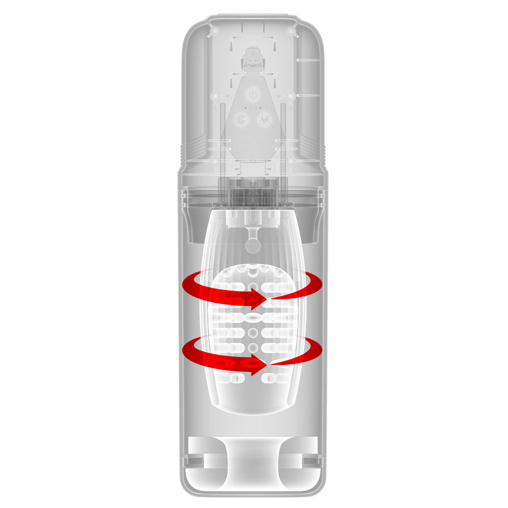 Pipedream PDX Elite Mega-Bator Pro Vibrating & Spinning Auto Stroker