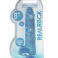 Shots Toys | REALROCK Crystal Clear 8" / 19cm Realistic Dildo with Balls - Blue
