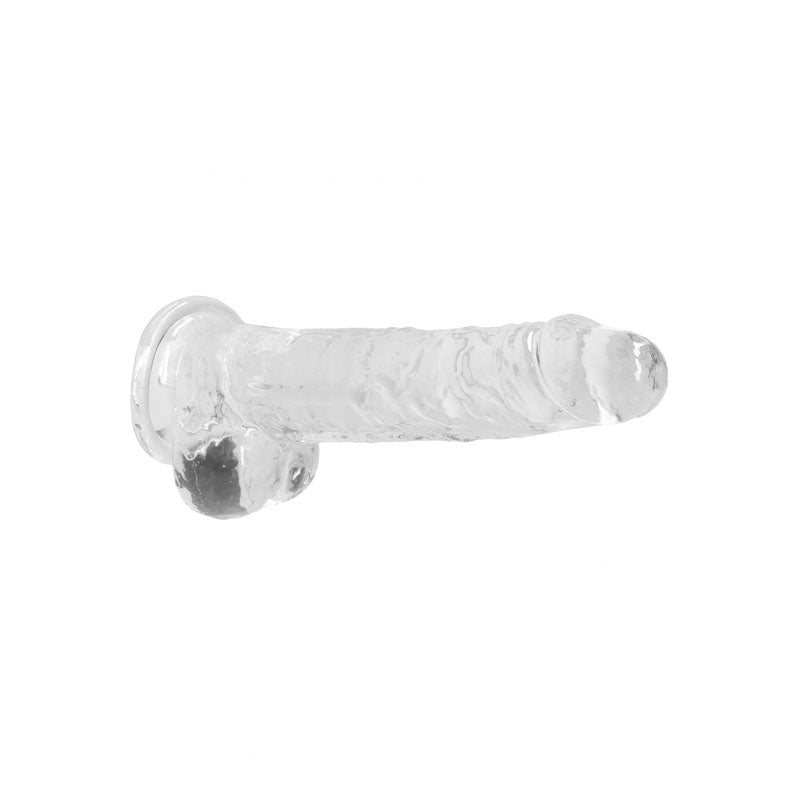 Shots Toys | REALROCK Crystal Clear 8" / 19cm Realistic Dildo with Balls - Transparent