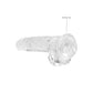 Shots Toys | REALROCK Crystal Clear 8" / 19cm Realistic Dildo with Balls - Transparent