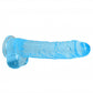 Shots Toys | REALROCK Crystal Clear 9" / 22cm Realistic Dildo with Balls - Blue