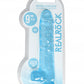 Shots Toys | REALROCK Crystal Clear 9" / 22cm Realistic Dildo with Balls - Blue