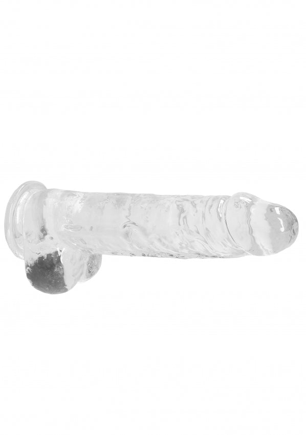 Shots Toys | REALROCK Crystal Clear 9" / 22cm Realistic Dildo with Balls - Transparent