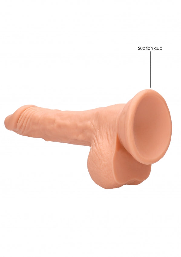 Shots Toys | REALROCK Realistic Dildo With Balls 7" / 17cm Flesh
