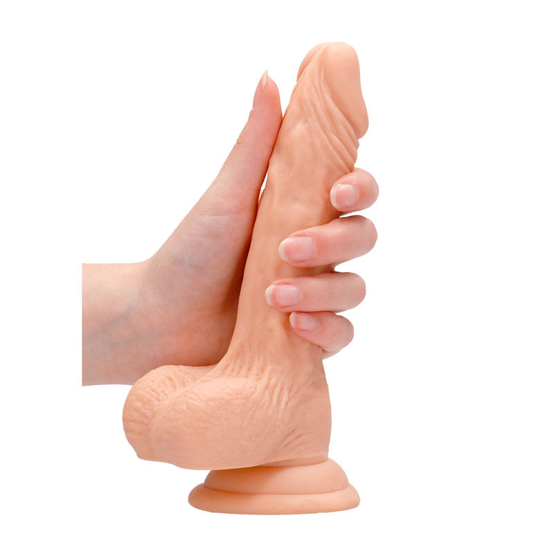 Shots Toys | REALROCK 7" Realistic Dong with Testicles - Flesh 17.8cm Dildo