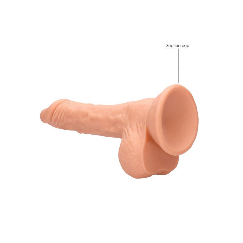 Shots Toys | REALROCK 7" Realistic Dong with Testicles - Flesh 17.8cm Dildo