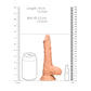 Shots Toys | REALROCK 7" Realistic Dong with Testicles - Flesh 17.8cm Dildo