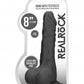 Shots Toys | REALROCK Realistic Dildo With Balls 8" / 20cm Black