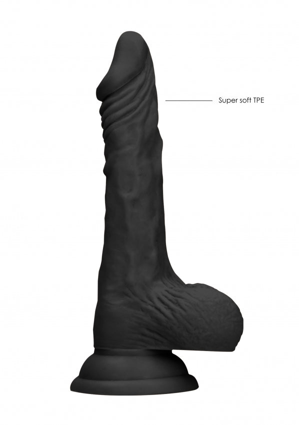 Shots Toys | REALROCK Realistic Dildo With Balls 8" / 20cm Black