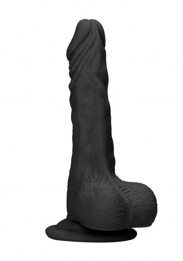 Shots Toys | REALROCK Realistic Dildo With Balls 8" / 20cm Black