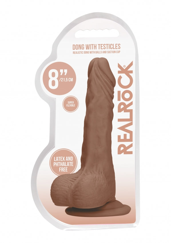 Shots Toys | REALROCK Realistic Dildo With Balls 8" / 20cm Tan