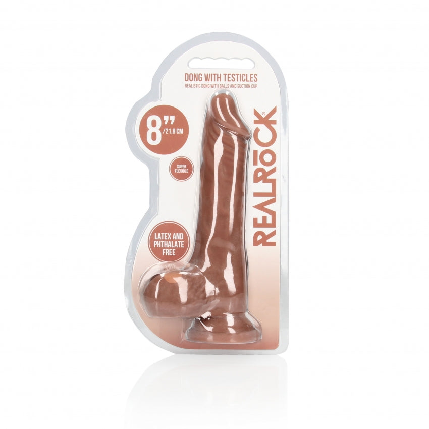 Shots Toys | REALROCK Realistic Dildo With Balls 8" / 20cm Tan