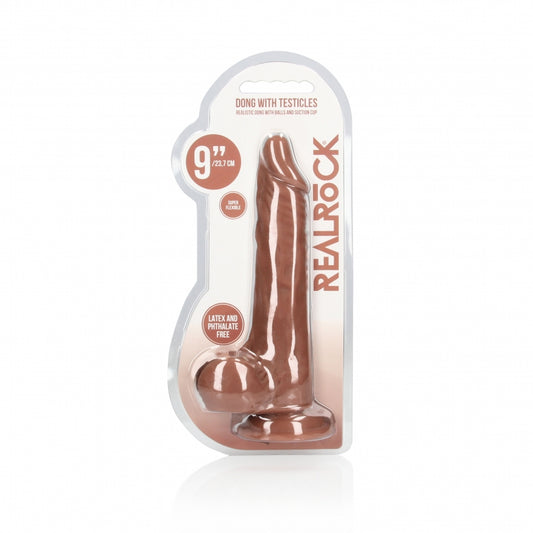 Shots Toys | REALROCK Realistic Dildo With Balls 9" / 23cm Tan