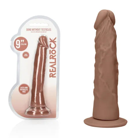 Shots Toys | REALROCK Realistic Dildo Dong without Testicles 9" / 23cm Tan
