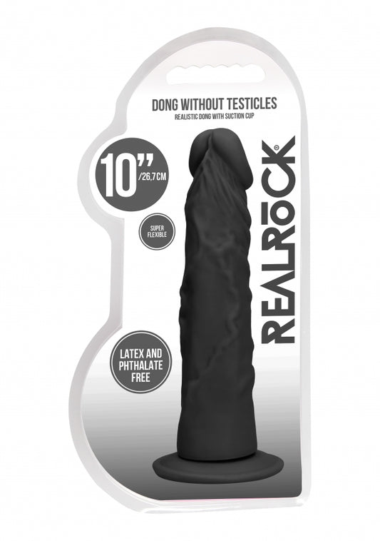 Shots Toys | REALROCK Realistic Dildo 10" / 25cm Black