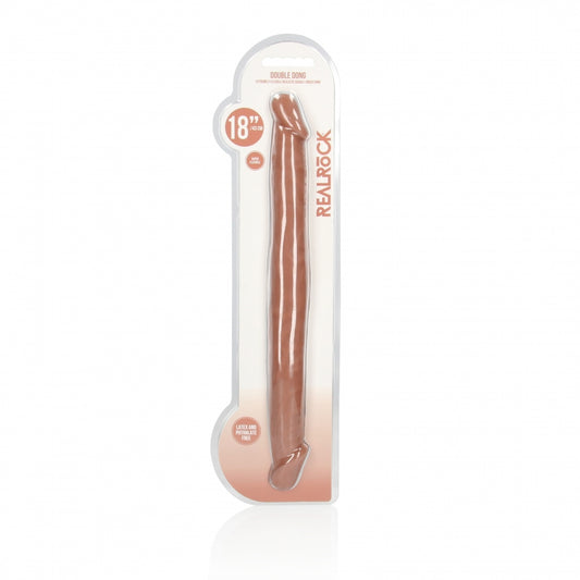 Shots Toys | REALROCK Double Dong 18" - Tan
