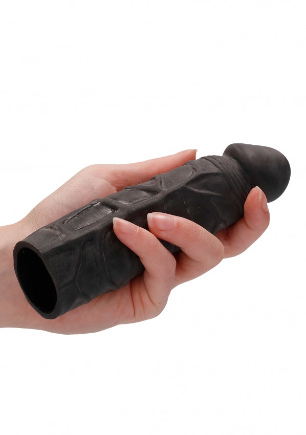 Shots Toys | REALROCK Penis Sleeve 7" - Black