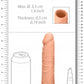 Shots Toys | REALROCK Penis Sleeve 7" - Flesh