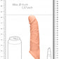 Shots Toys | REALROCK Penis Sleeve 8" - Flesh