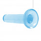 Shots Toys | REALROCK Crystal Clear 5" / 13.5cm Non Realistic Dildo with Suction Cup - Blue