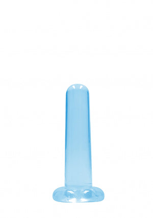 Shots Toys | REALROCK Crystal Clear 5" / 13.5cm Non Realistic Dildo with Suction Cup - Blue