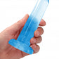 Shots Toys | REALROCK Crystal Clear 5" / 13.5cm Non Realistic Dildo with Suction Cup - Blue