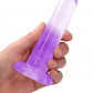 Shots Toys | REALROCK Crystal Clear 5" / 13.5cm Non Realistic Dildo with Suction Cup - Purple