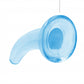 Shots Toys | REALROCK Crystal Clear 5" / 12cm Non Realistic Dildo with Suction Cup - Blue