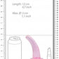 Shots Toys | REALROCK Crystal Clear 5" / 12cm Non Realistic Dildo with Suction Cup - Pink