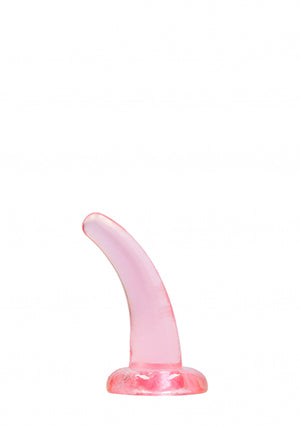 Shots Toys | REALROCK Crystal Clear 5" / 12cm Non Realistic Dildo with Suction Cup - Pink