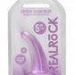Shots Toys | REALROCK Crystal Clear 5" / 12cm Non Realistic Dildo with Suction Cup - Purple
