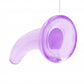 Shots Toys | REALROCK Crystal Clear 5" / 12cm Non Realistic Dildo with Suction Cup - Purple