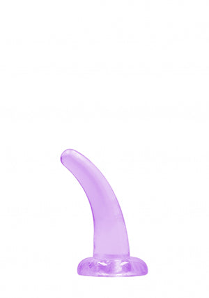 Shots Toys | REALROCK Crystal Clear 5" / 12cm Non Realistic Dildo with Suction Cup - Purple
