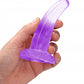 Shots Toys | REALROCK Crystal Clear 5" / 12cm Non Realistic Dildo with Suction Cup - Purple