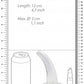 Shots Toys | REALROCK Crystal Clear 5" / 12cm Non Realistic Dildo with Suction Cup - Transparent