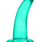 Shots Toys | REALROCK Crystal Clear 5" / 12cm Non Realistic Dildo with Suction Cup - Turquoise