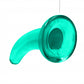 Shots Toys | REALROCK Crystal Clear 5" / 12cm Non Realistic Dildo with Suction Cup - Turquoise