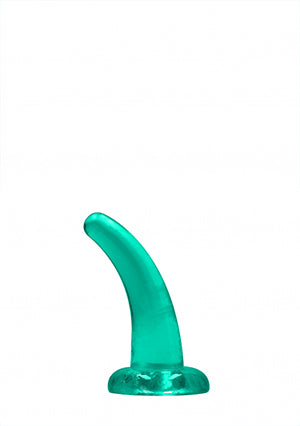 Shots Toys | REALROCK Crystal Clear 5" / 12cm Non Realistic Dildo with Suction Cup - Turquoise