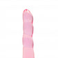 Shots Toys | REALROCK Crystal Clear 7" / 17cm Non Realistic Dildo with Suction Cup - Pink