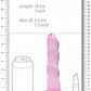 Shots Toys | REALROCK Crystal Clear 7" / 17cm Non Realistic Dildo with Suction Cup - Pink
