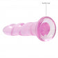 Shots Toys | REALROCK Crystal Clear 7" / 17cm Non Realistic Dildo with Suction Cup - Pink